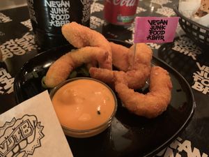 Shrimps  at Vegan Junk Food Bar - 2D in Amsterdam