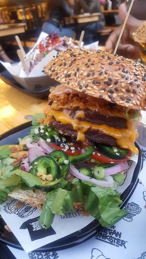 Double decker at Vegan Junk Food Bar - 2D in Amsterdam