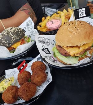 Perfect plate 🖤 at Vegan Junk Food Bar - 2D in Amsterdam