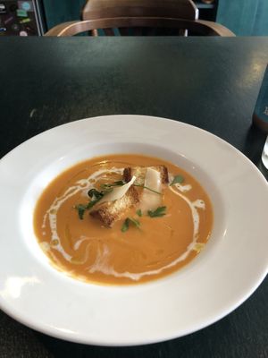 Tomato soup at Jenny's Bread in Seogwipo