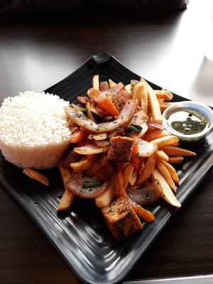 Tofu saltado at Red Panka in Redlands