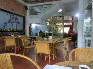 dining area downstairs at An Nhien in Hue