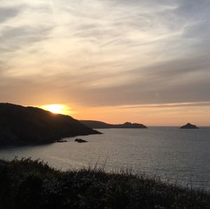 Lundy Bay 10 minute walk beautiful views  at The Organic Bee Cafe in Wadebridge