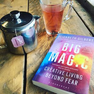 relax and enjoy quiet time :)  at The Organic Bee Cafe in Wadebridge