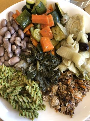 Mixed savoury dish at Bio Benessere Supermercato Biologico e Bistrot in Gorizia