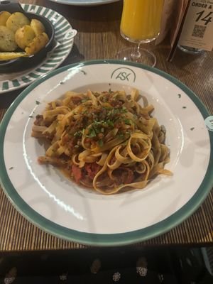 FETTUCCINE LENTIL RAGU  at ASK Italian in Scarborough