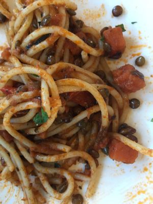 Lentil Ragu spaghetti (forgot to take a photo before digging in 😏)   at ASK Italian in Scarborough