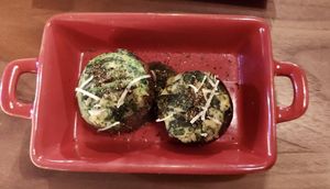 Portobello gratinado  at Lluvia in Alicante