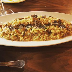 Risotto with truffles  at Lluvia in Alicante