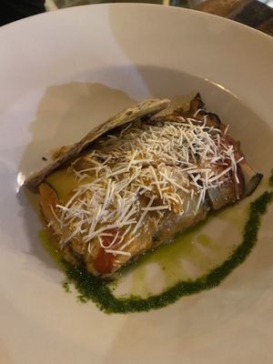 Parmigiana eggplant  at Lluvia in Alicante