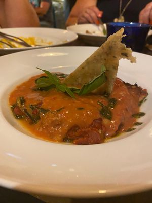 Parmigiana - best thing on the menu!   at Lluvia in Alicante