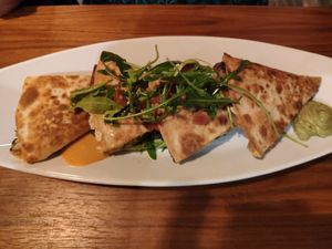 Quesadillas at Lluvia in Alicante