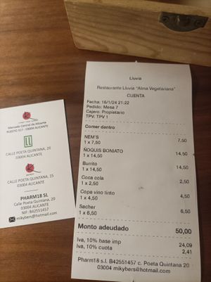  at Lluvia in Alicante