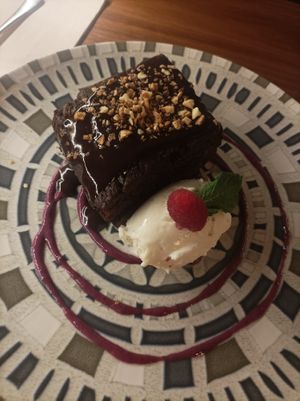 Chocolate cake  at Lluvia in Alicante