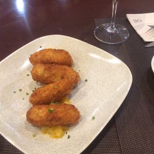 sweet potato croquettes  at Lluvia in Alicante