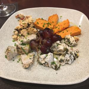 vegan cheese!  at Lluvia in Alicante