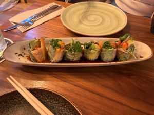 Vietnamese rolls   at Lluvia in Alicante