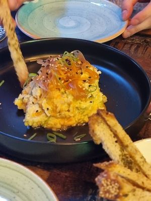 Russian salad at Lluvia in Alicante