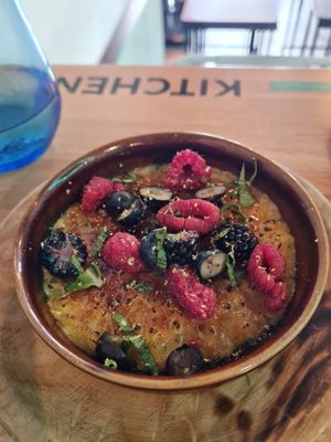 Arroz con leche at Lluvia in Alicante