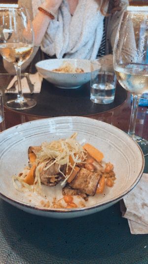 Vegan eggplant cannelloni  at Lluvia in Alicante