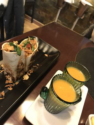Mexican fajita  at Lluvia in Alicante