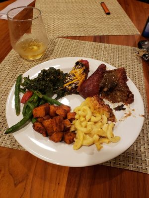 vegan thanksgiving at Ninth Square Market Caribbean Style in New Haven