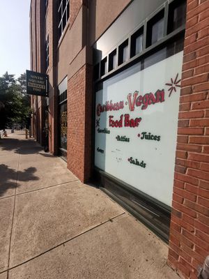 Entrance at Ninth Square Market Caribbean Style in New Haven