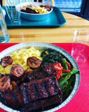 😭😭😭😭so delicious  at Ninth Square Market Caribbean Style in New Haven