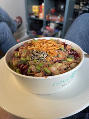“You make miso happy” bowl  at Poké Perfect in Utrecht