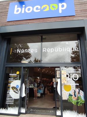 Outside at Biocoop Nantes Republique in Nantes