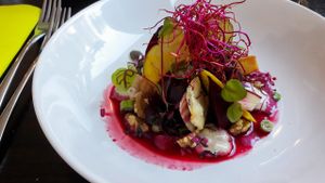 Beetroot salad at Farbenfroh in Essen