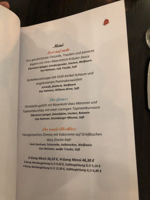 Alles zwei Monate ging es ein neues Menü at Farbenfroh in Essen