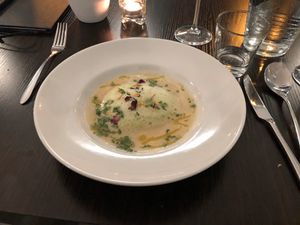 Kerbelsuppe  at Farbenfroh in Essen