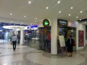 cafe in the ground floor at Mantra Bar in St Petersburg