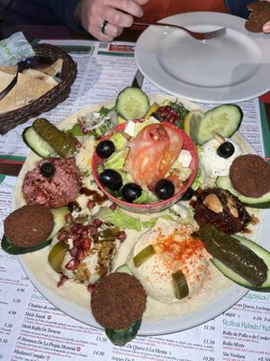 Plato degustación  at El Rincon de Beirut in Sevilla