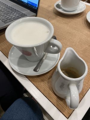 Oat caramel latte  at Unico Gelato & Caffe in Bromley