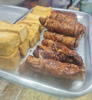 Beancurd & Fried Yam ~ 12/3/22 at Fo Yuan Miao Su Shi Ge 佛缘妙素食阁 in Central Singapore