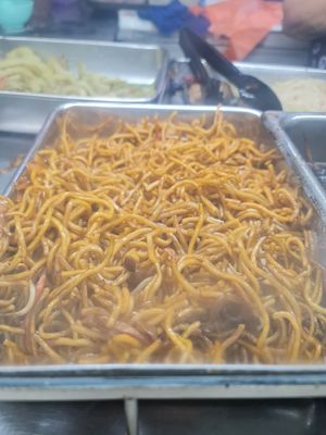 Fried noodle ~ 12/3/22 at Fo Yuan Miao Su Shi Ge 佛缘妙素食阁 in Central Singapore
