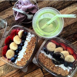 acai bowls and nice cream. at Juiceheads ATL in Atlanta
