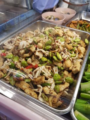 Petai with Beancurd!!!! at De Sheng Vegetarian 德昇素食 in Northeast Singapore