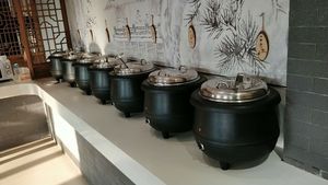 soup area at Tian He Cai Gen - 天荷菜根 in Quanzhou