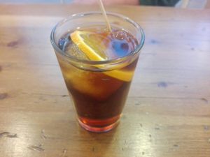 Organic artisanal vermut ! at Nabibi Vital Cooking in Barcelona
