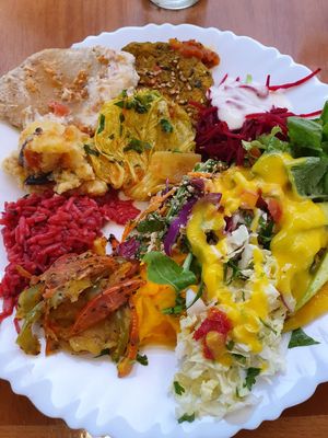 Colorful and tasty at Espaço Nutrir - Corpo Mente Espirito in Florianopolis