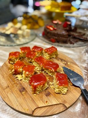 Bolo com goiabada  at Espaço Nutrir - Corpo Mente Espirito in Florianopolis