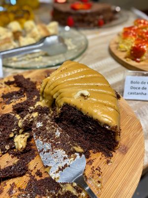 Bolo de chocolate   at Espaço Nutrir - Corpo Mente Espirito in Florianopolis