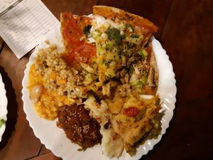 10 differnt delicious things. sorry gor the picture but was really good!! at Espaço Nutrir - Corpo Mente Espirito in Florianopolis