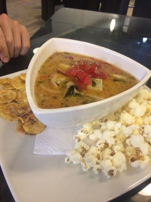 Vegan Ceviche  at Dulce Albahaca Deli Restaurant in Quito