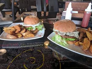 Clásica y Swiss blue  at Dulce Albahaca Deli Restaurant in Quito