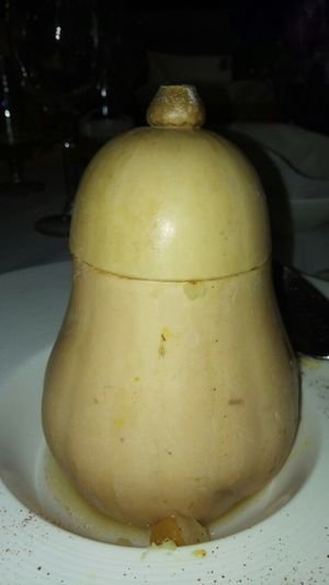 Sopa de verdura y calabaza. at Antonio's Restaurant in Cartagena