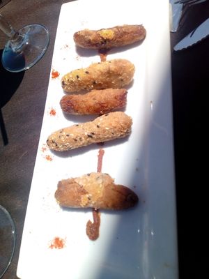 croquettes at Antonio's Restaurant in Cartagena